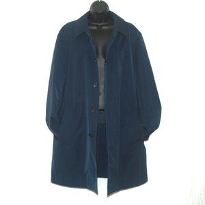 Uniqlo Navy Blue Removable Quilted Lining Raincoat Jacket Women